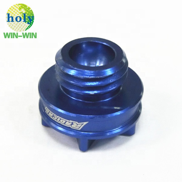 Mecanizado CNC Pistón de fabricación personalizado para la cubierta del tanque de la parte automática / de la motocicleta