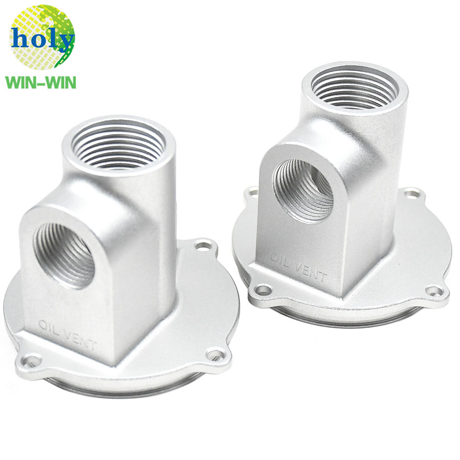 OEM Aluminio CNC Piezas de fresado Tanque de aceite Swirl Top Pot